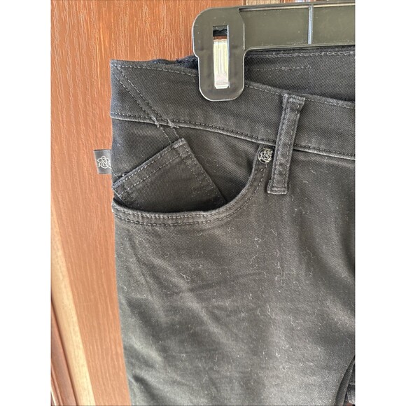 Rock & Republic Jeans Women's Size 12 M Stretch Denim Black - Picture 4 of 10